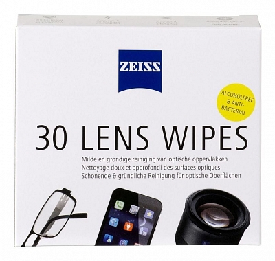 ZEISS LENS WIPES ALCOHOLFREE- 30ST