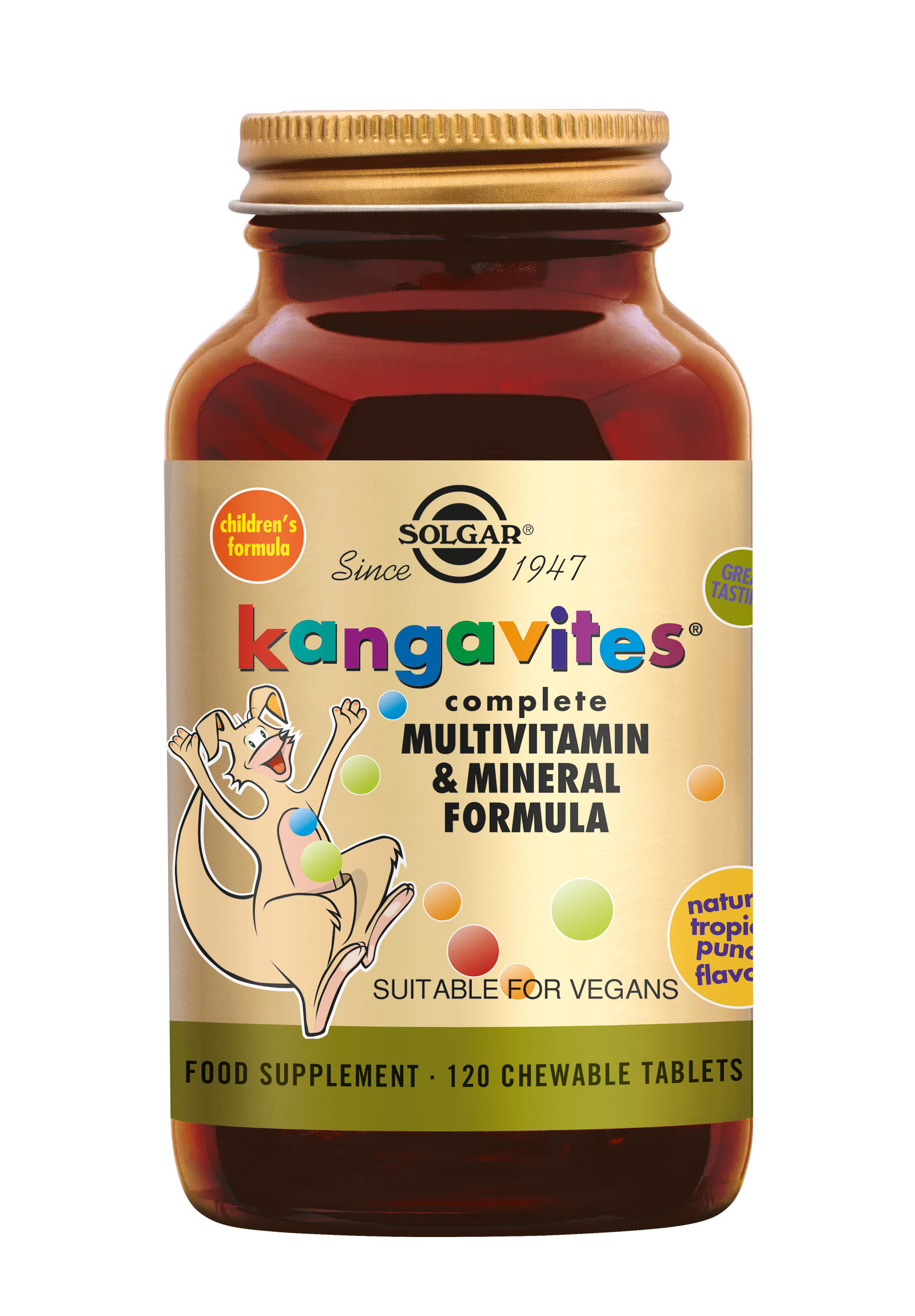 Solgar Kangavites™ Tropical Punch (120 stuks)