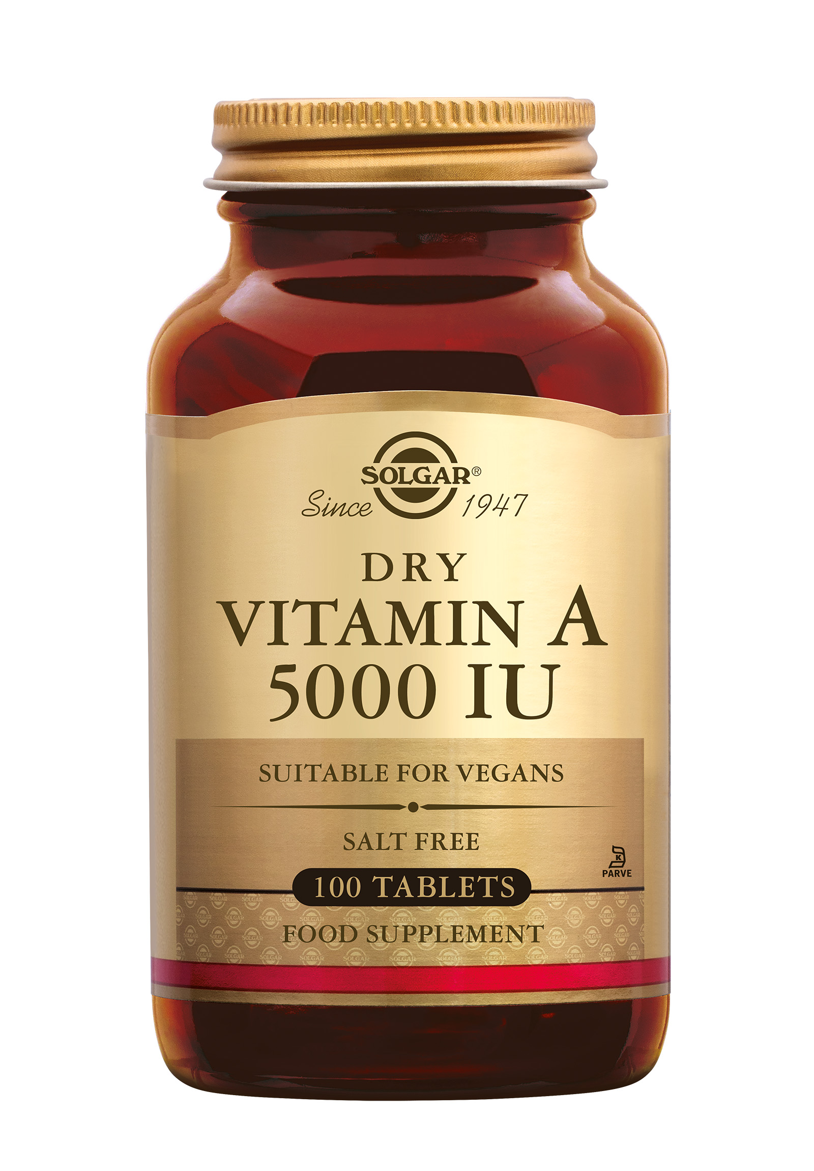 Solgar Vitamin A 5000 IU (1502 mcg) (100 stuks)