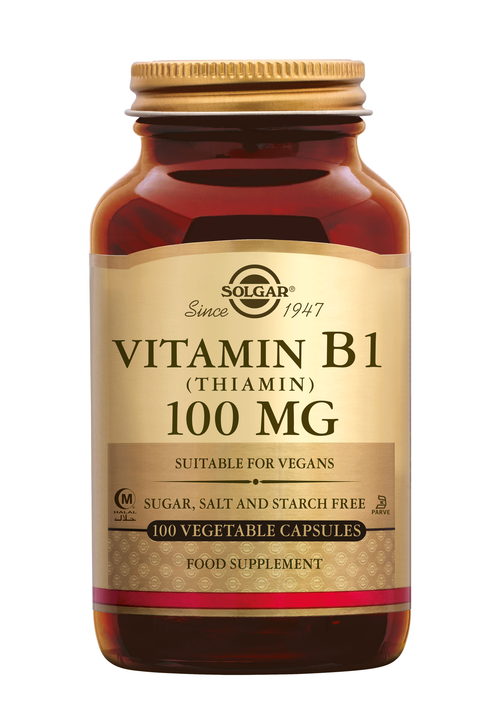 Solgar Vitamin B-1 100 mg (100 stuks)