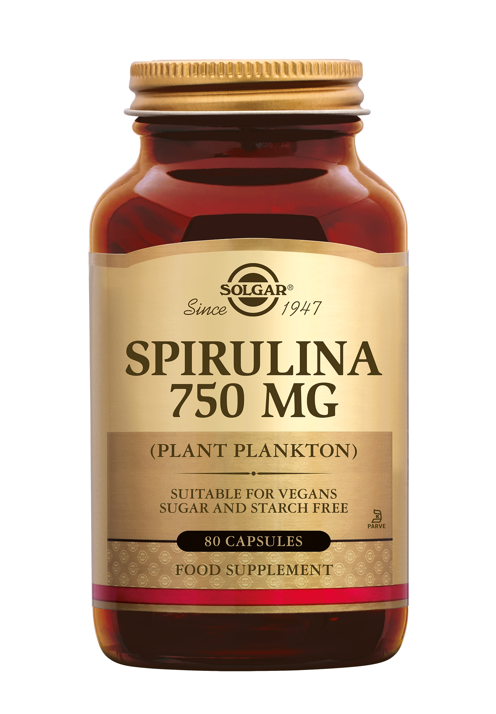 Solgar Spirulina 750 mg (80 stuks)