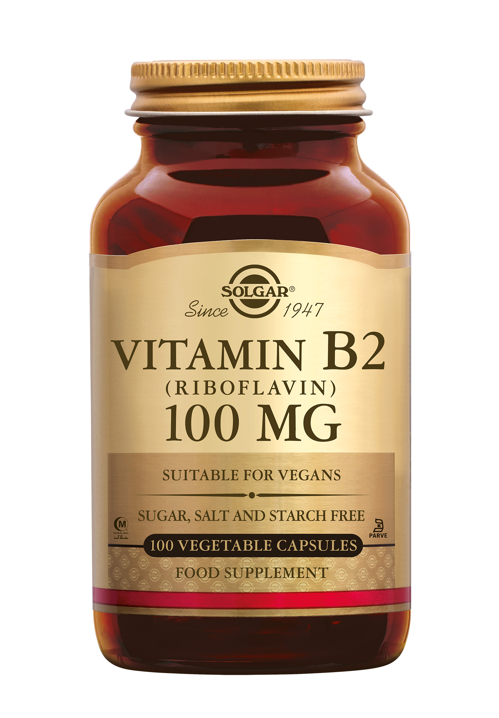 Solgar Vitamin B-2 100 mg (100 stuks)