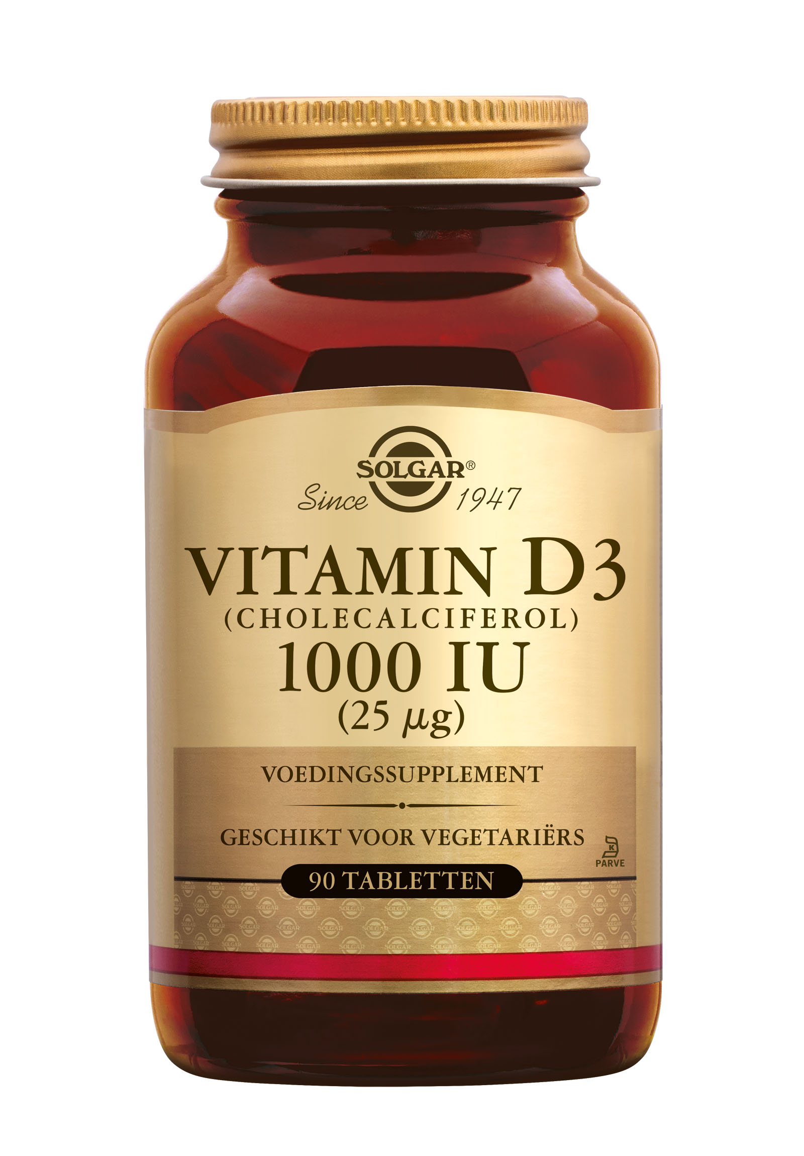 Solgar Vitamin D-3 1000 IU (90 stuks)