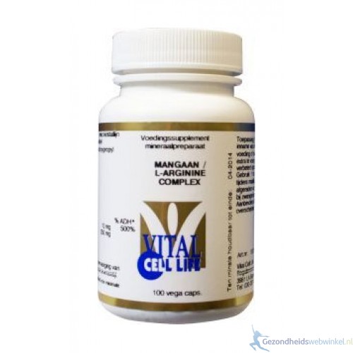 VITAL CL MANGAAN\L ARGININE 100CP