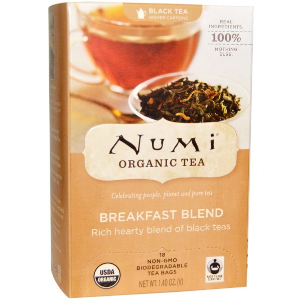 NUMI ORG TEA BREAKF BLEND BIO 18ST