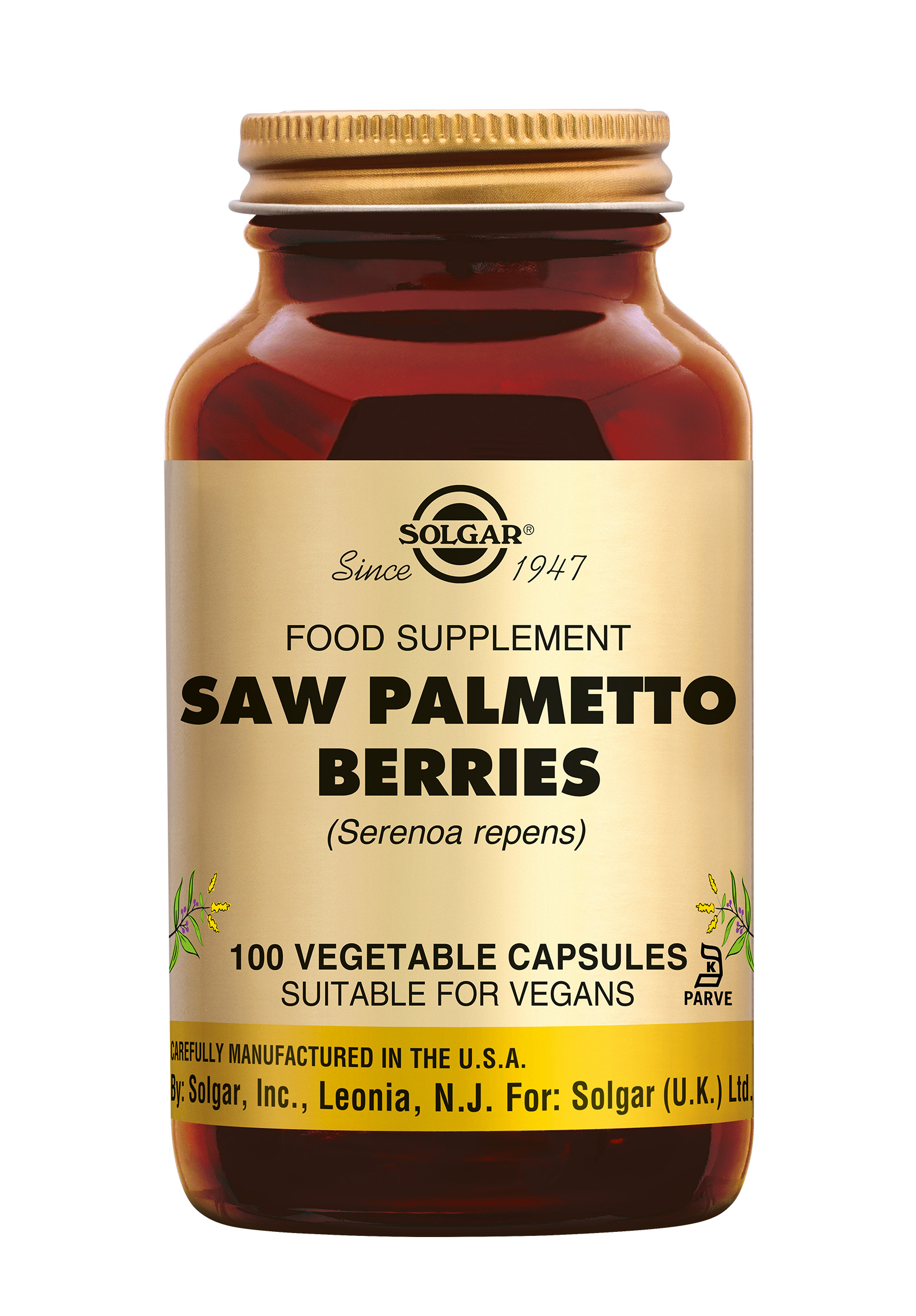 Solgar Saw Palmetto Berries (100 stuks)