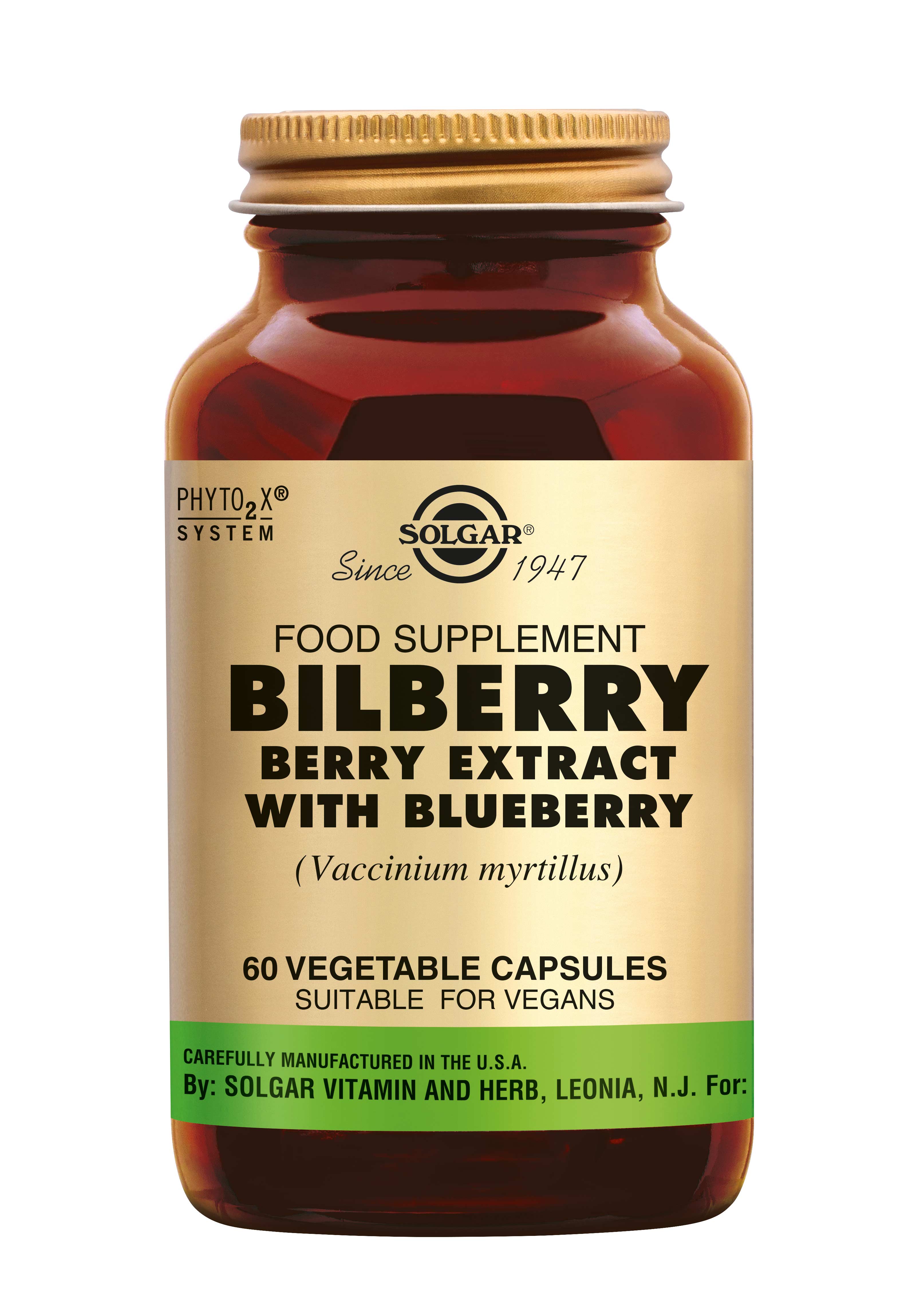 Solgar Bilberry Berry Extract (60 stuks)