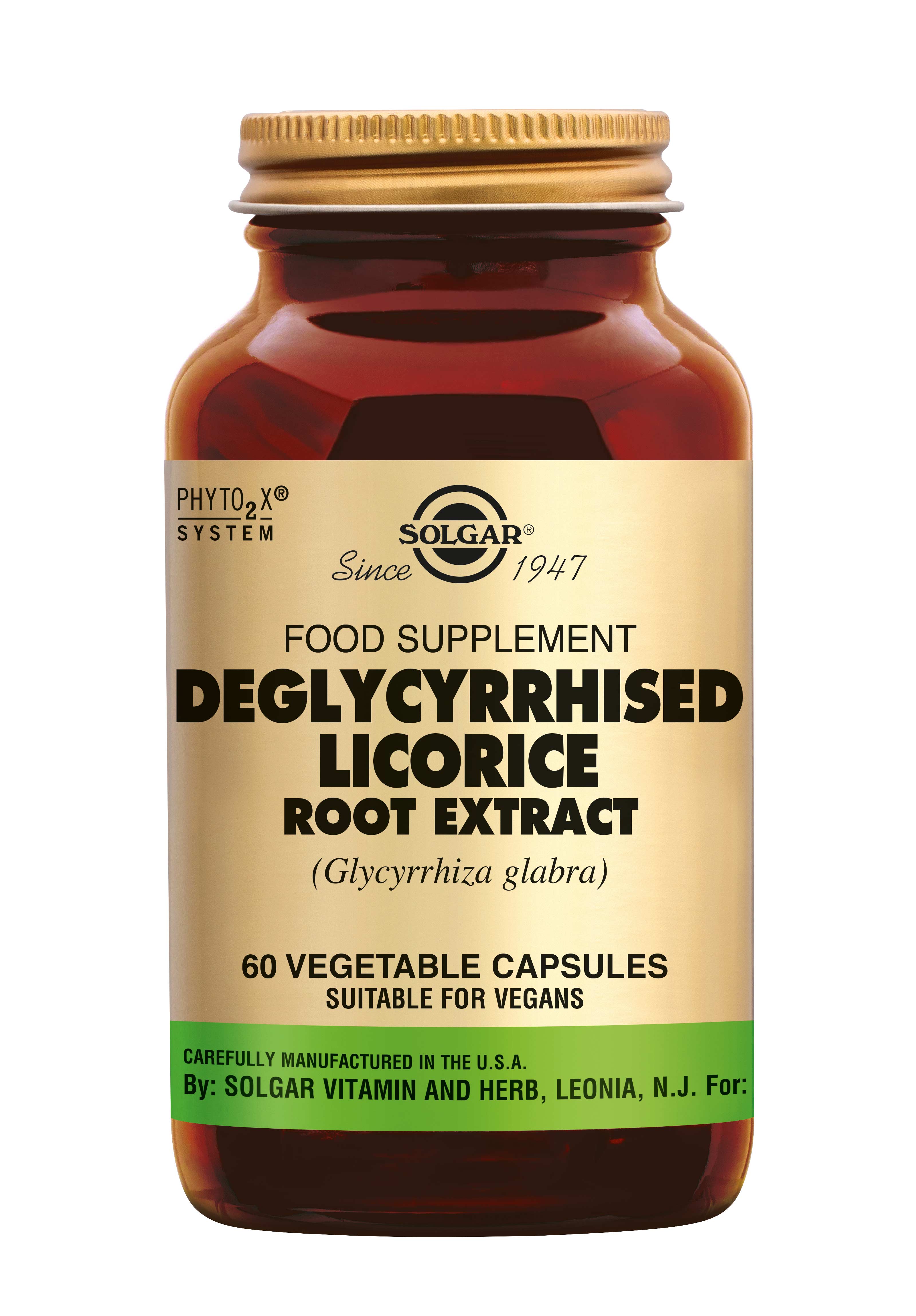 Solgar Deglycyrrhised Licorice Root Extract (60 stuks)