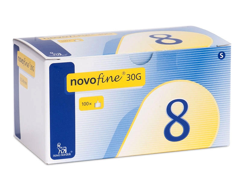 NOVOFINE NAALDEN 30G 8MM 100ST