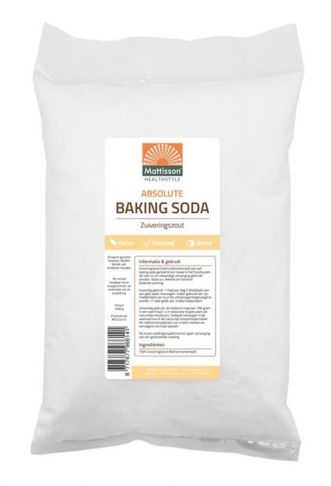 MATTISSON ZUIVERINGSZOUT BAKING SODA 1 KG