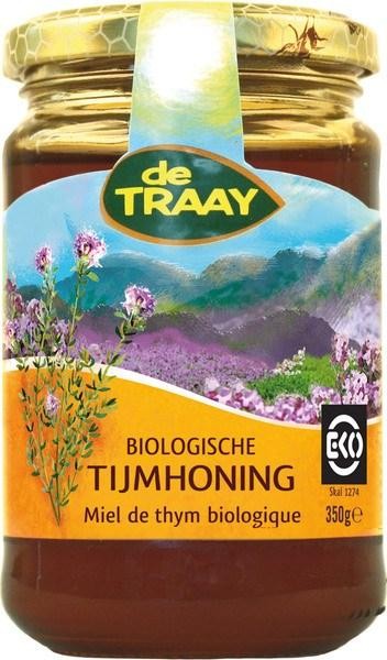 TRAAY TIJM- MET BLOEMENHONING 350 GRAM