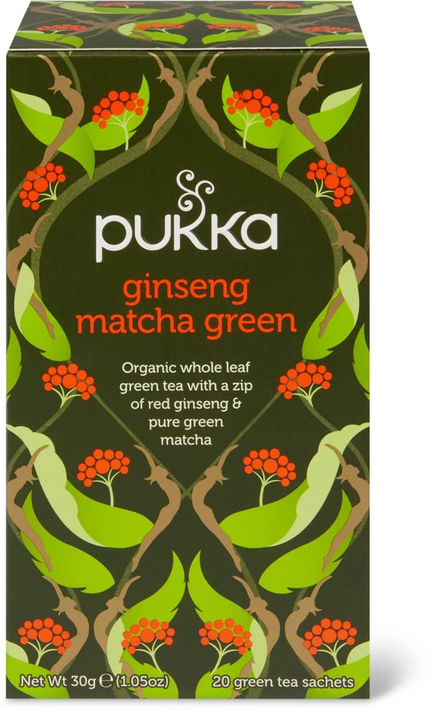 PUKKA THEE GINS MATCHA GRN BIO 20ZK