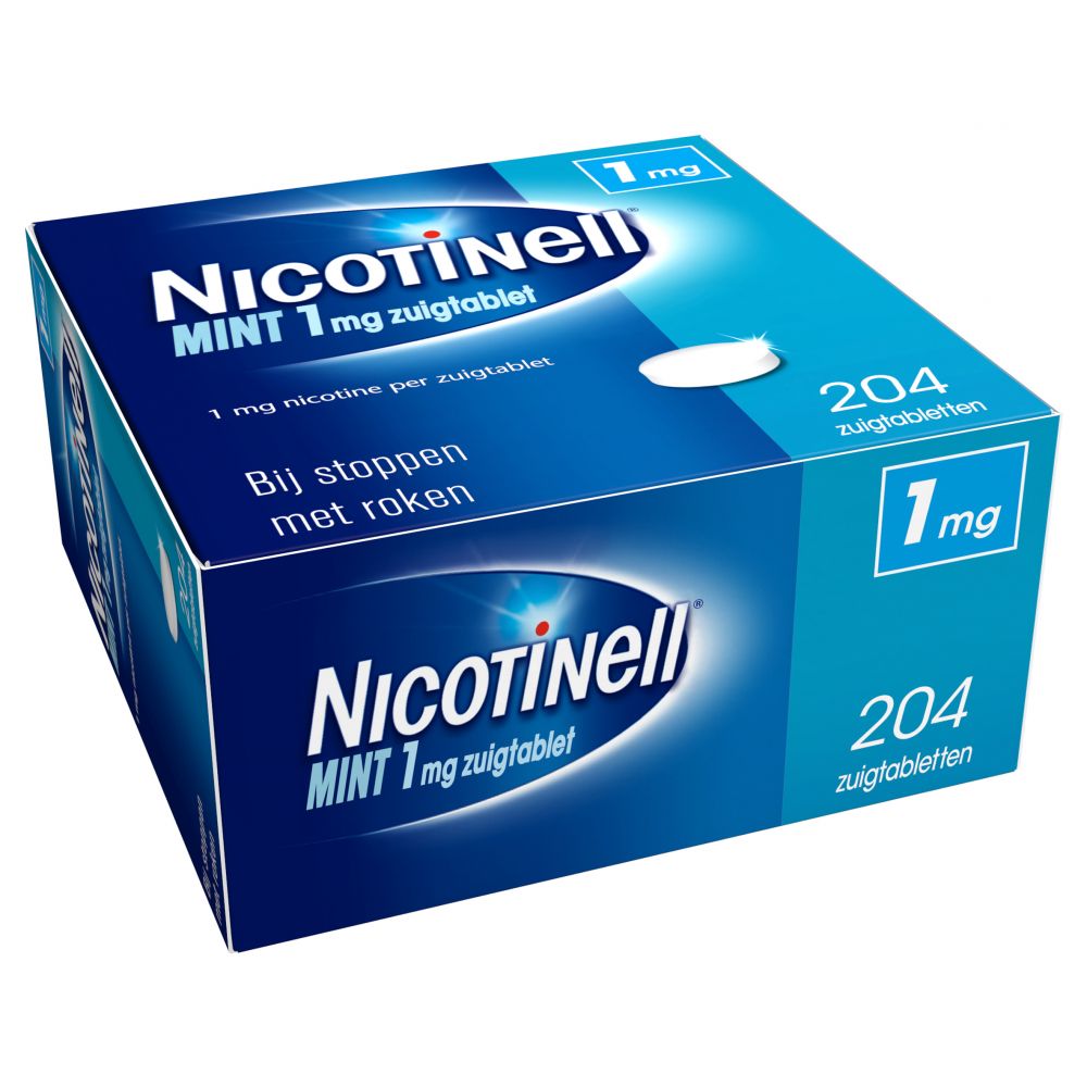 NICOTINELL ZUIGTABLET 1MG MINT 204ST